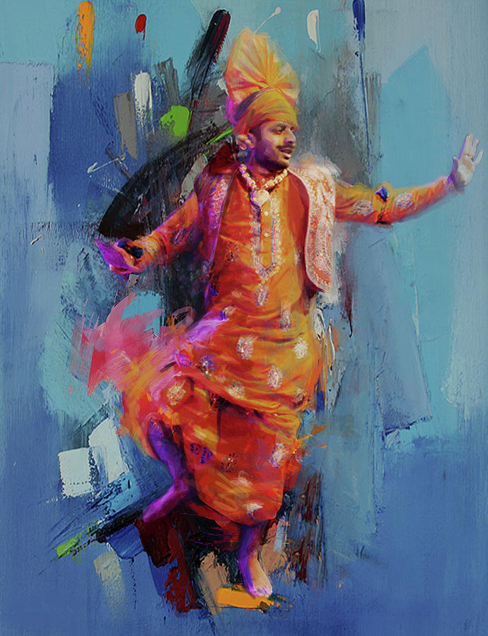 Nach Punjaban Painting by Mahnoor Shah