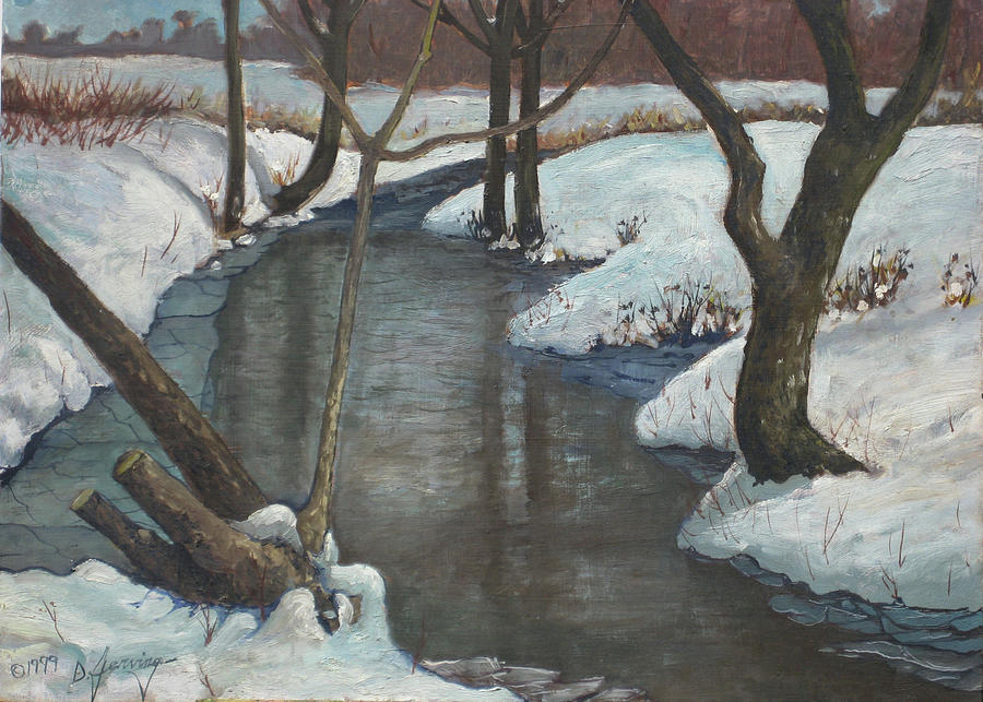 Nagawikie Winter Painting by Douglas Jerving