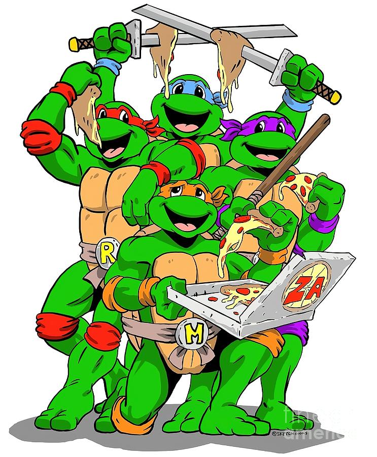 nage Mutant Ninja Turtles Painting by Eileen Cooper | Fine Art America