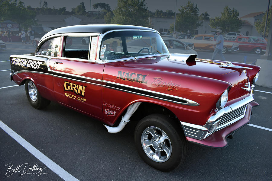 Nagel Racing 56 Chevy Photograph by Bill Dutting