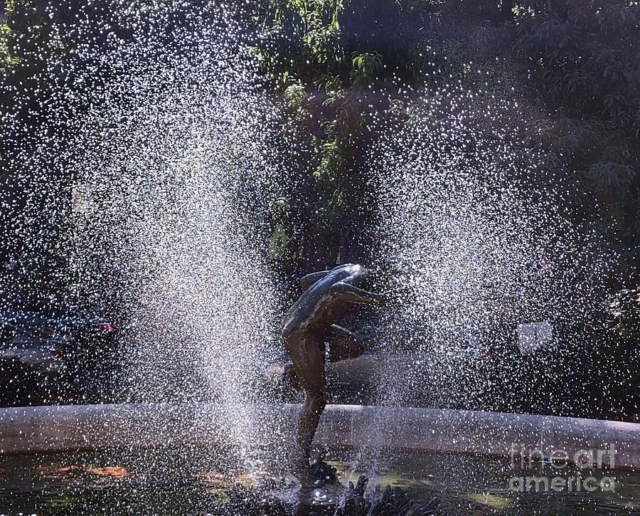 Naiad Sculpture And Fountain. Vision # 6 Photograph by Poets Eye