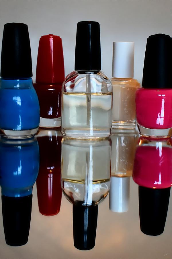 Nail Polish - Liquid Color Photograph by Kathy K McClellan