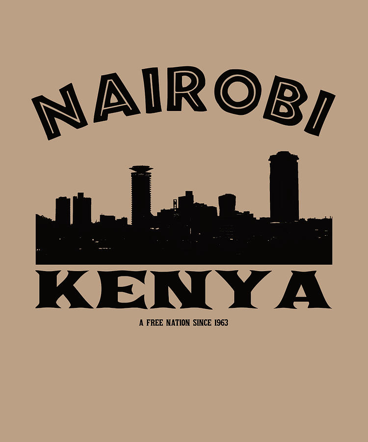 Nairobi skyline Digital Art by Francisco Ruiz Navas