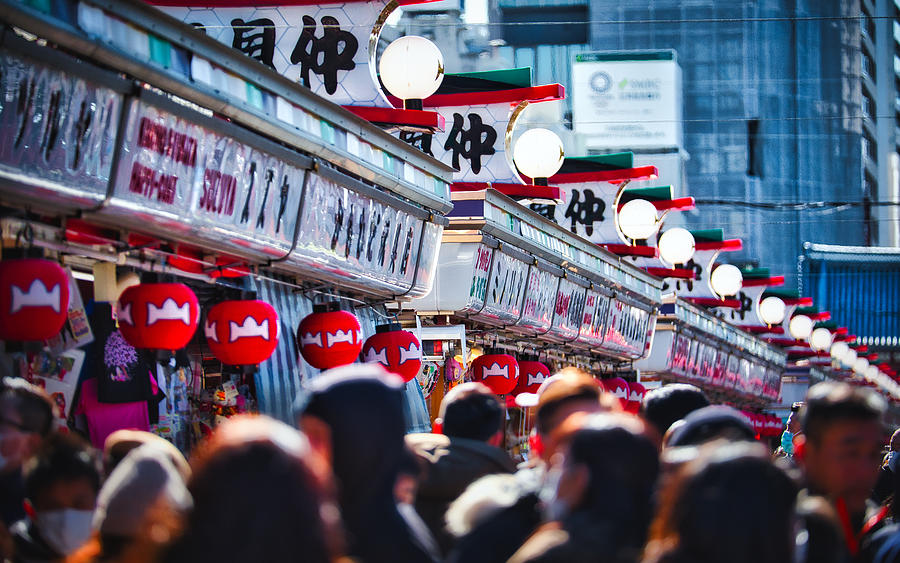 Nakamise Shopping Street - Tokyo - Japan Photograph by Stuart Litoff