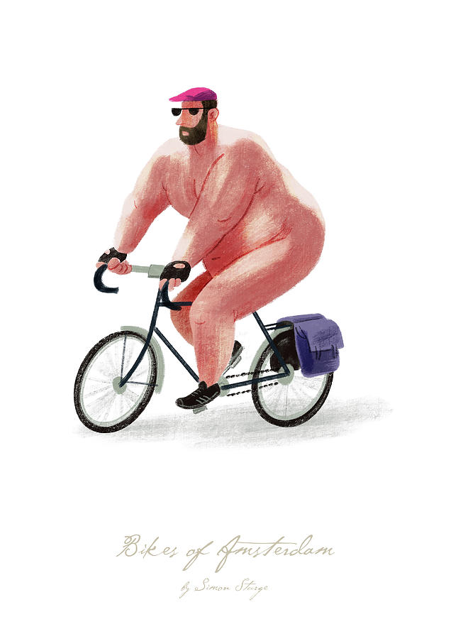 Naked Bike Ride Day Digital Art by Simon Sturge