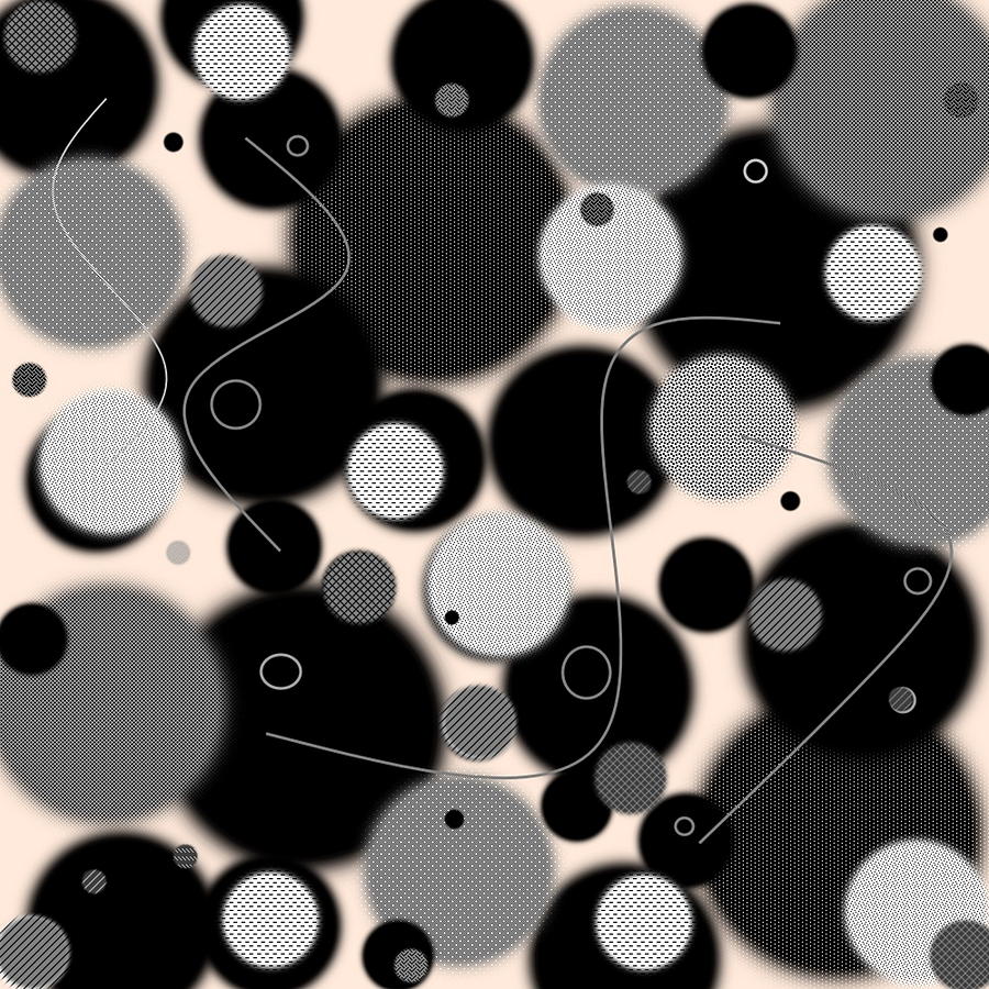 Naked Black Dots Digital Art By Designs By L Fine Art America