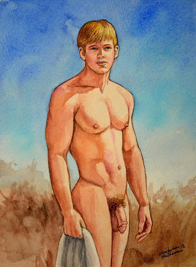 Classic Nude Male Painting