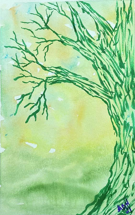 Naked Trees #31 Painting by Anjel B Hartwell