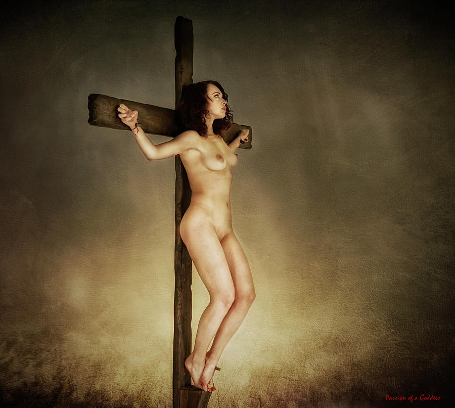 Sexy Naked Women Being Crucified.