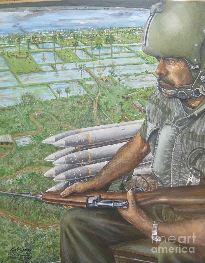 Nam Gunner - the Early Years Painting by Bob George