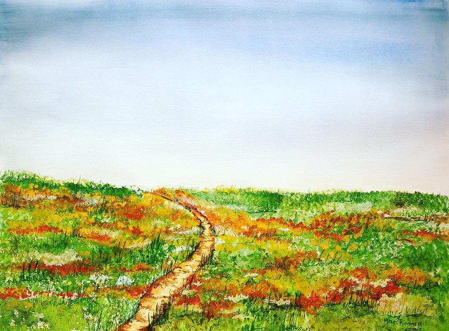 Water Color Painting - Namaqualand by Mary Rimmell Water Color Painting - Namaqualand by Mary Rimmell