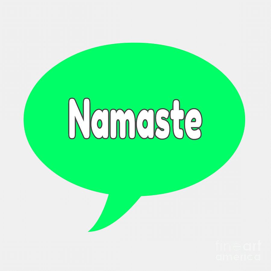 Namaste Digital Art by Gena Livings