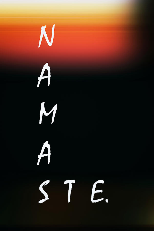 Namaste To You Mixed Media by Joseph S Giacalone