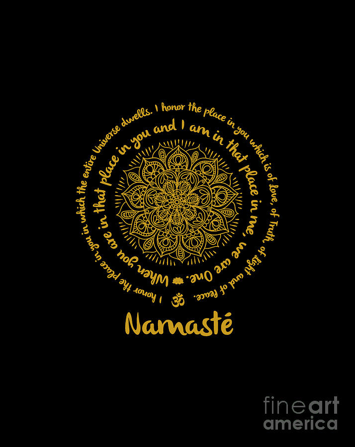 Buddha Digital Art - Namaste We Are One by Ferdikama Haranika