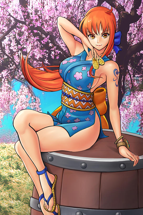 Nami Drawing By Nick Savino