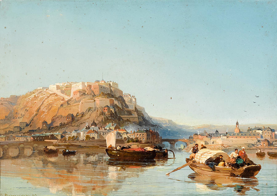 Namur, Belgium Painting by James Webb