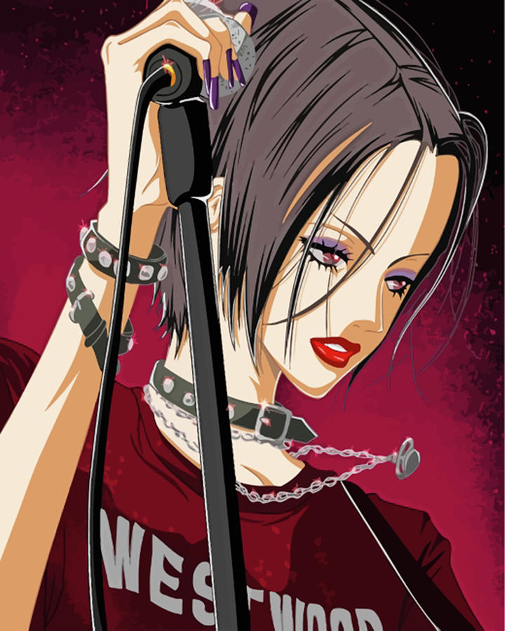 Nana Osaki Anime Manga Digital Art by Lucas Paciolo - Fine Art America