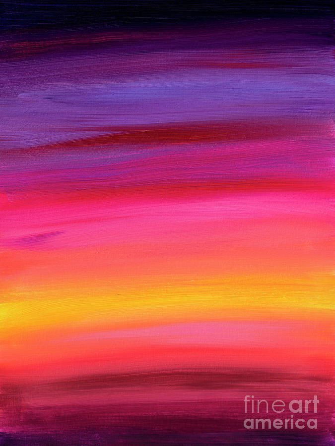 Nanaku Sunset Afterglow #2 Painting by Thomas R Fletcher