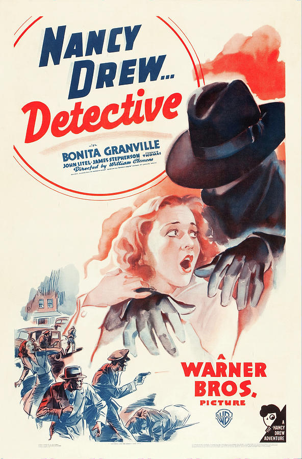 Vintage Mixed Media - Nancy Drew...Detective, with Bonita Granville, 1938 by Movie World Posters