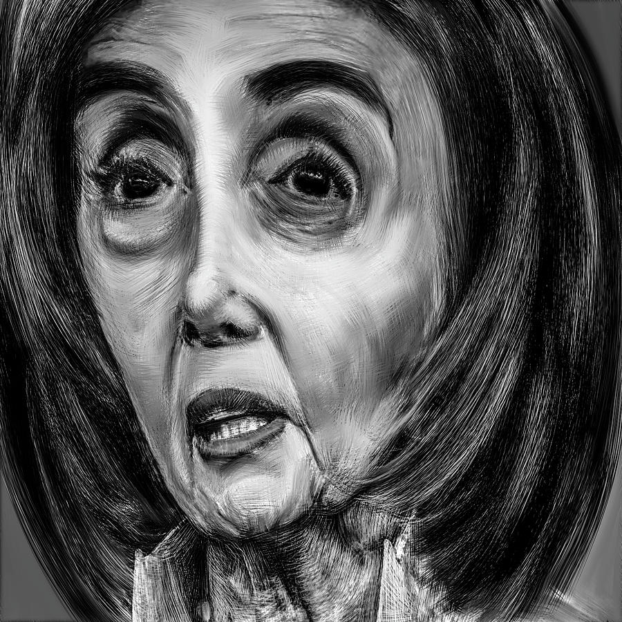 Nancy Pelosi Painting by Stephen Humphries - Fine Art America