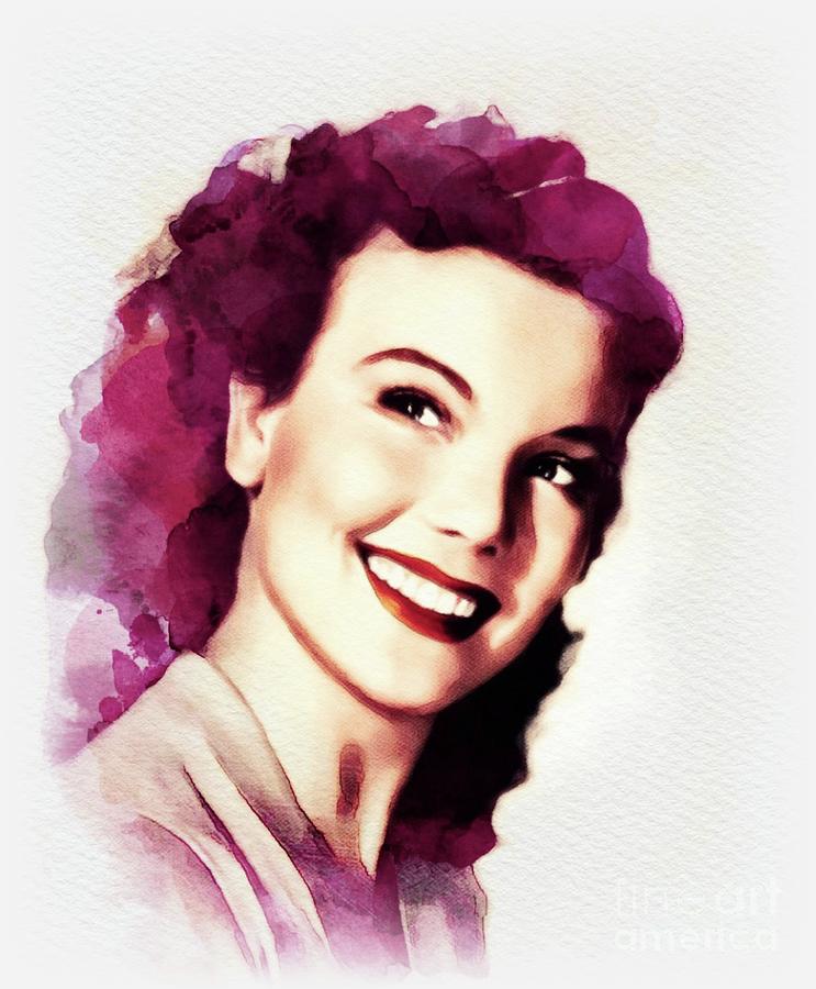 Nanette Fabray, Movie Legend Digital Art by John Springfield | Fine Art ...