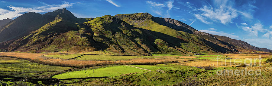 Snowdonia National Park Photograph - Nant Ffrancon Pass Snowdonia Wales by Adrian Evans