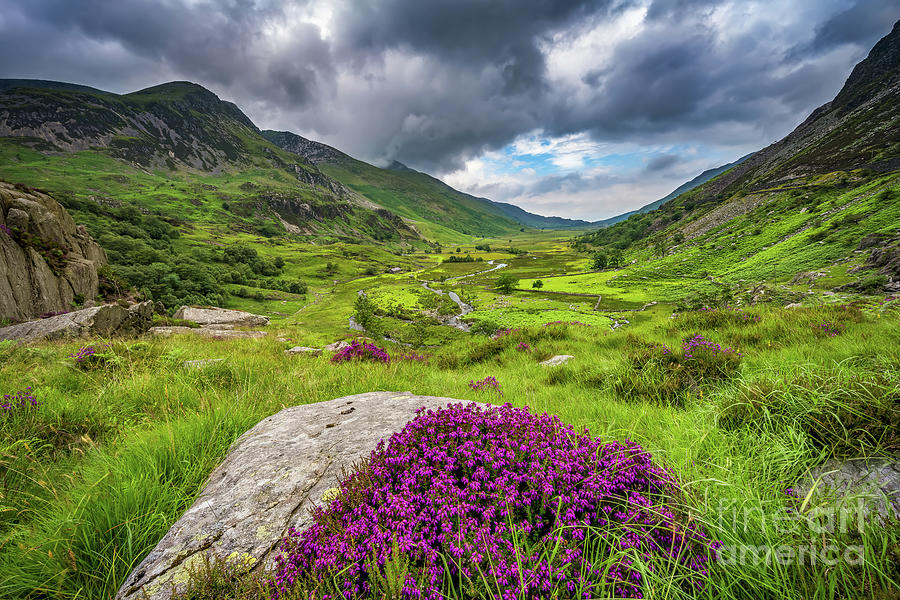 Nant Ffrancon Valley Snowdonia Wales Photograph by Adrian Evans