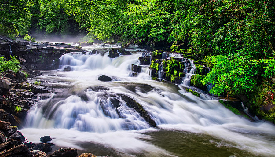 Nantahala River Waterfall Photograph by Andy Crawford