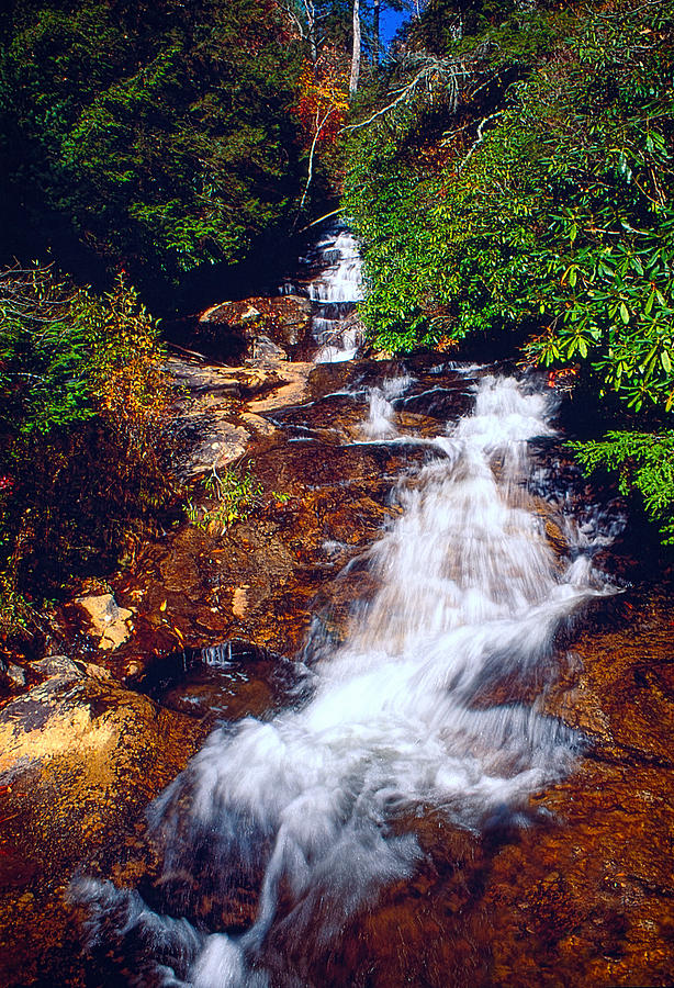 Nantahala Waterfalls Photograph by Rudy Umans