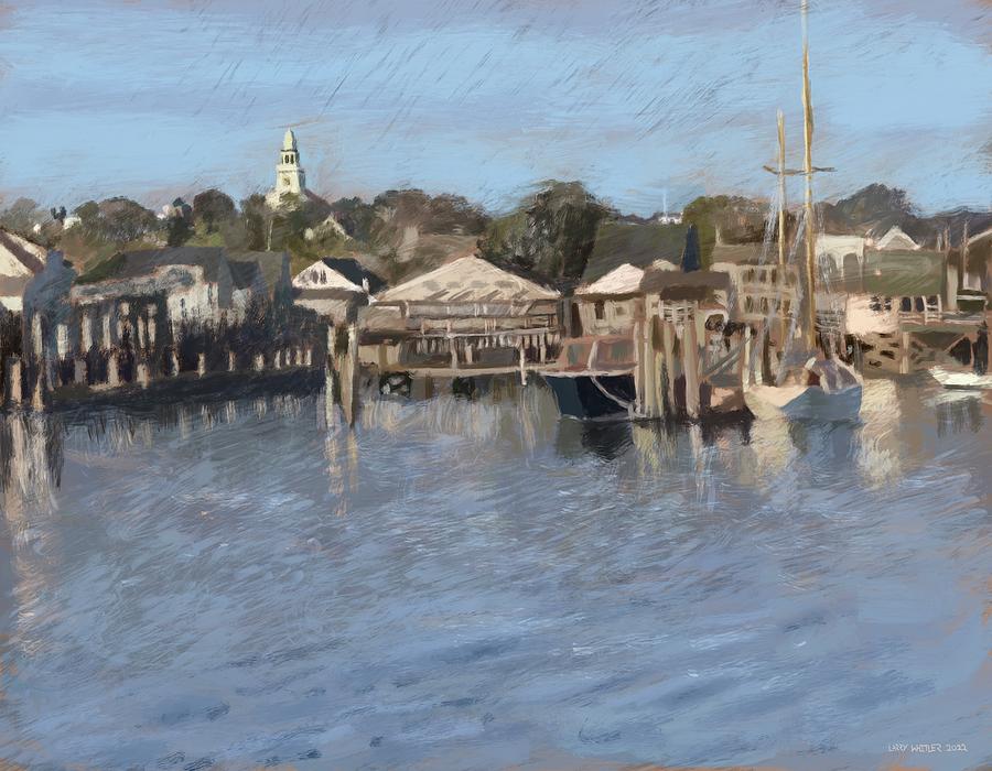 Nantucket Painting by Larry Whitler