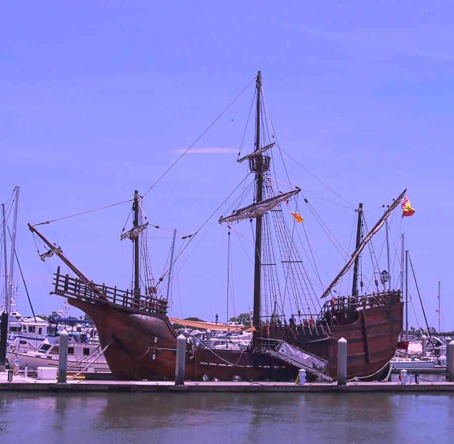 Nao Trinidad Replica Tall Ship 2 Photograph by Christopher James - Fine ...