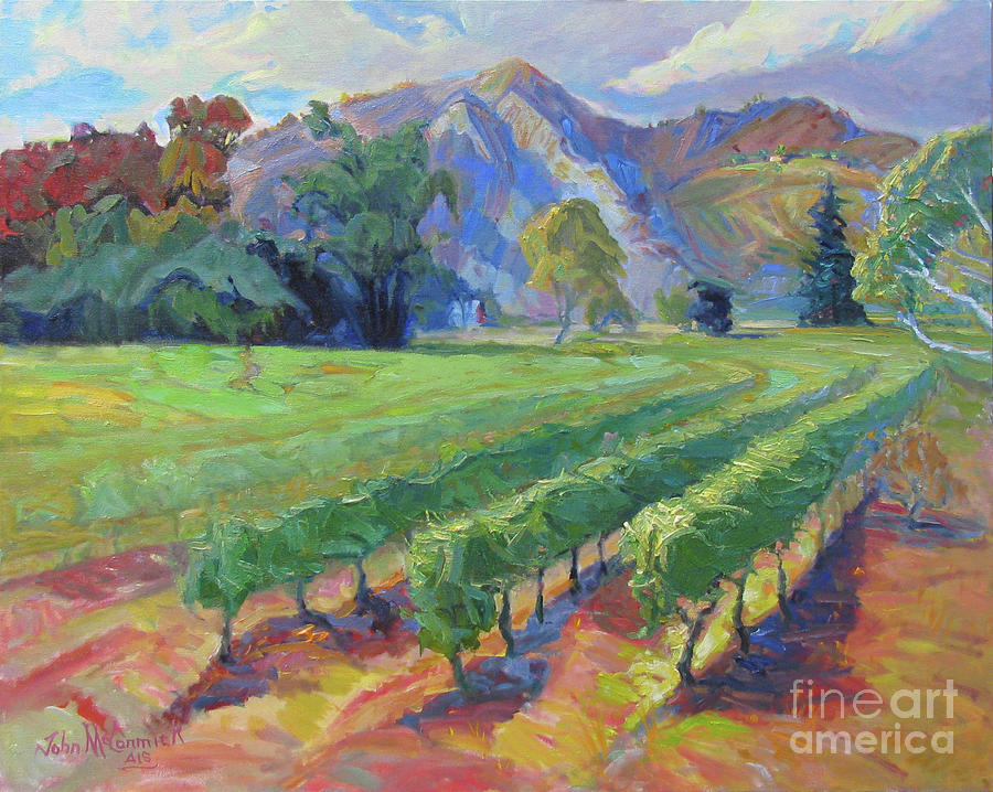 Napa Valley Afternoon Painting by John McCormick