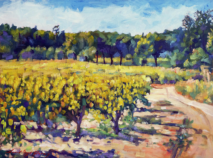 Napa Vineyard Harvest Painting