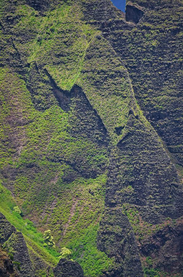 NaPali Cliffs Photograph by Heidi Fickinger