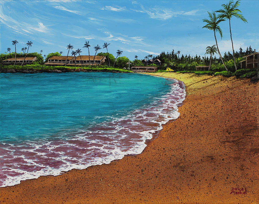 Napili Bay During Covid 19 Painting by Darice Machel McGuire