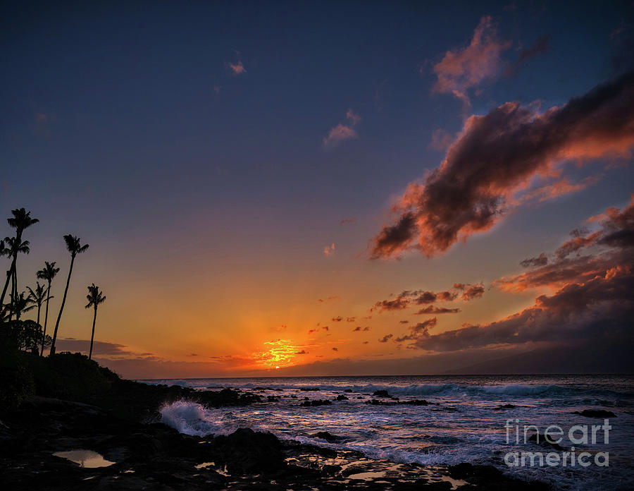 Napili Bay Sunset Photograph by Michele Hancock Photography