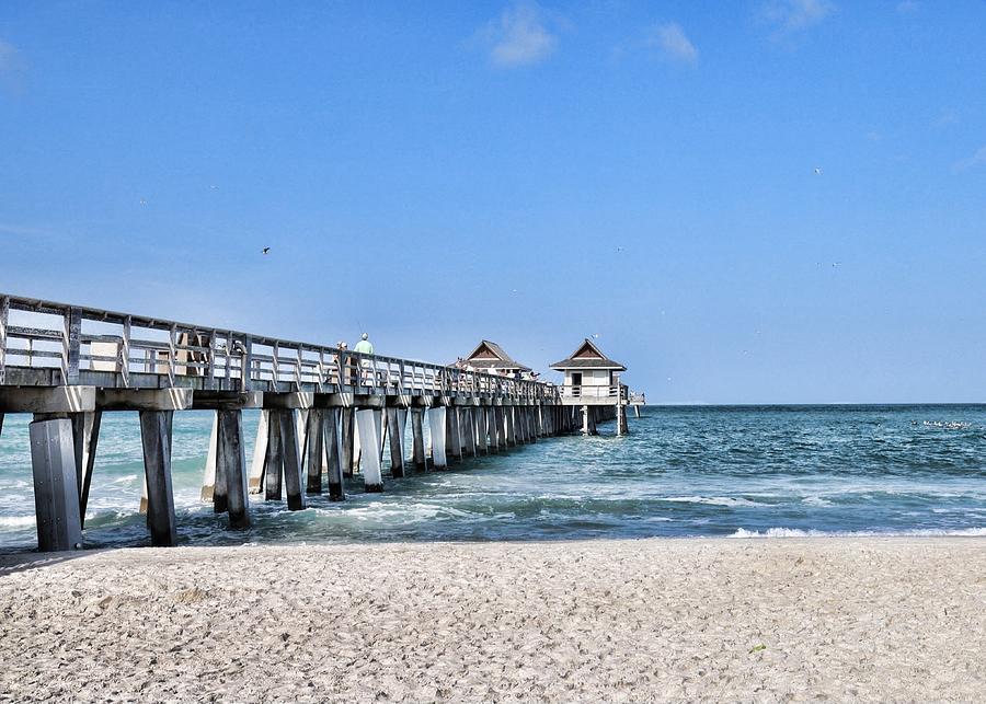 Naples Pier 3 Photograph by Mary Pille