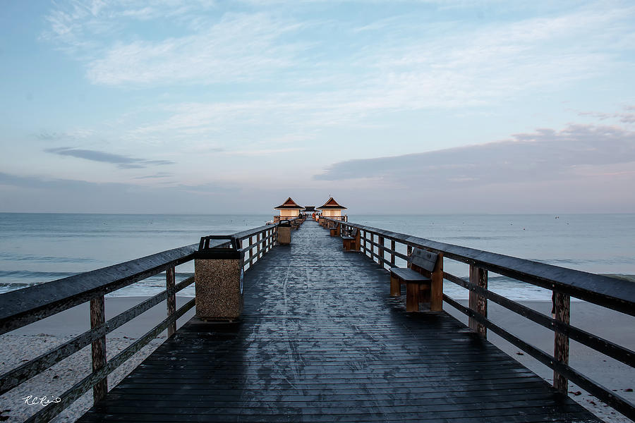 Naples Pier - Morning on the Naples Pier 1 Photograph by Ronald Reid