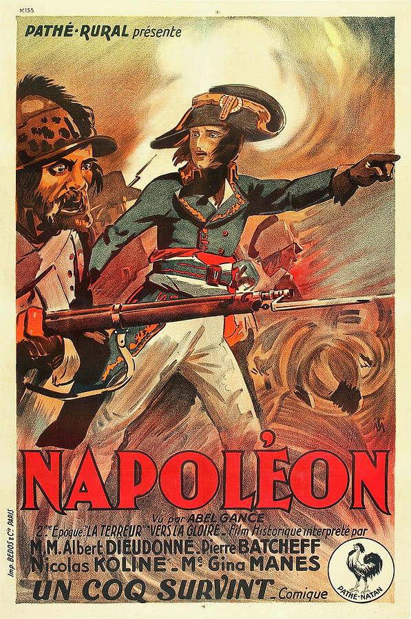 Napoleon, 1927 -t Mixed Media by Movie World Posters