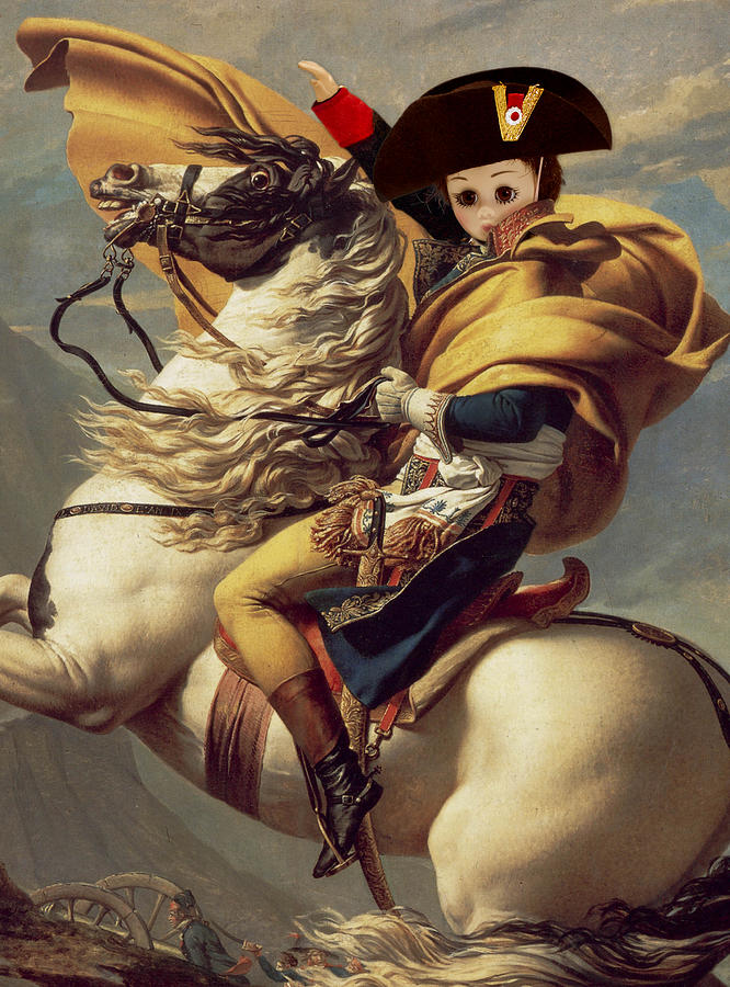 Napoleon Cross the Alps, Doll face Photograph by Hermes Fine Art