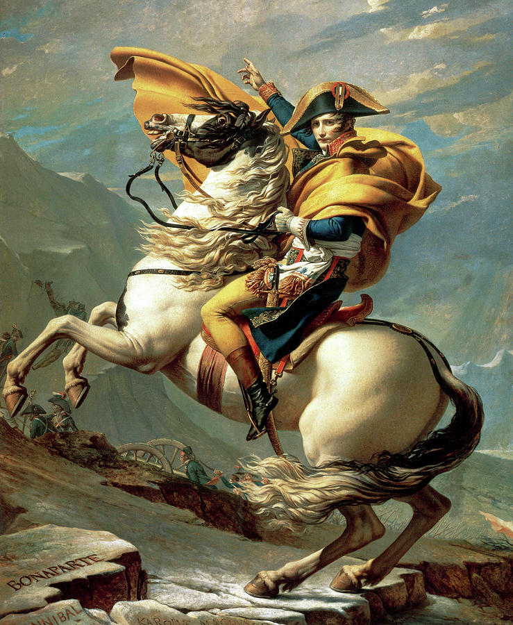 Napoleon Crossing the Alps Digital Art by Long Shot