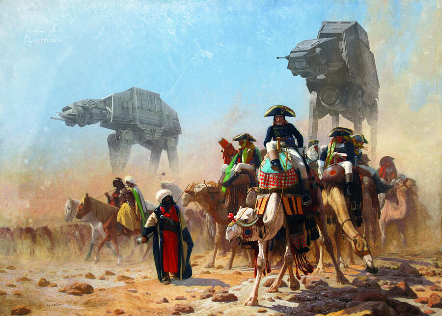 Napoleon in Egypt Digital Art by Andrea Gatti