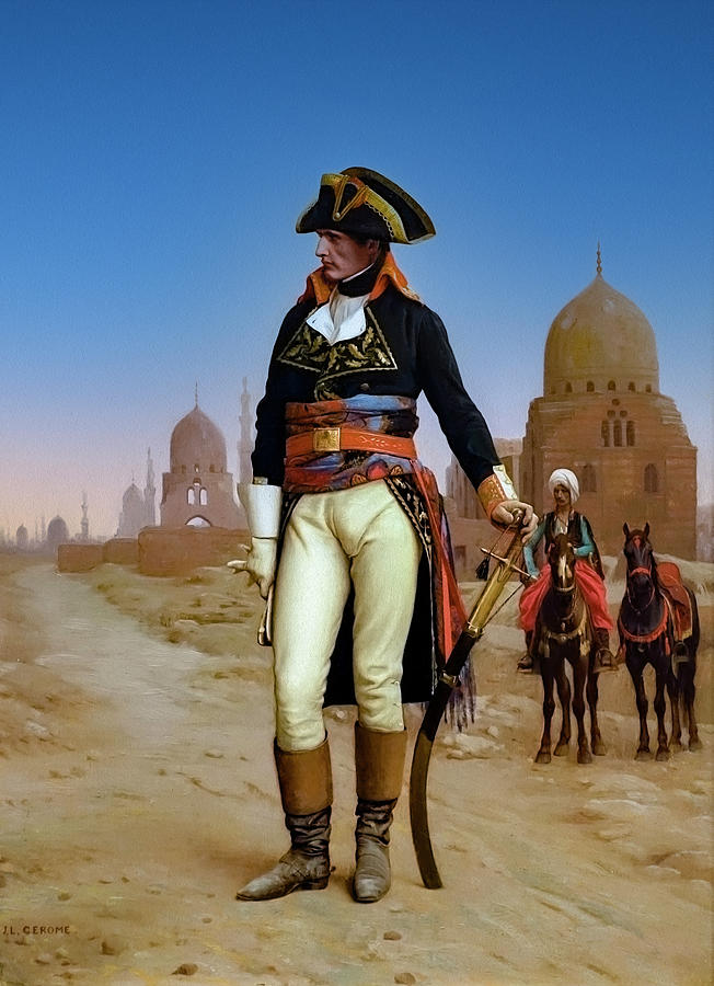 Napoleon in Egypt by Jean-Leon Gerome Photograph by Carlos Diaz