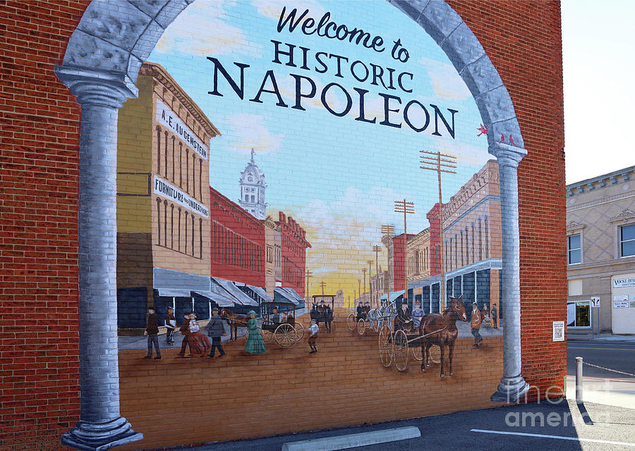 Napoleon Ohio Mural by Dave Rickerd 9853 Photograph by Jack Schultz