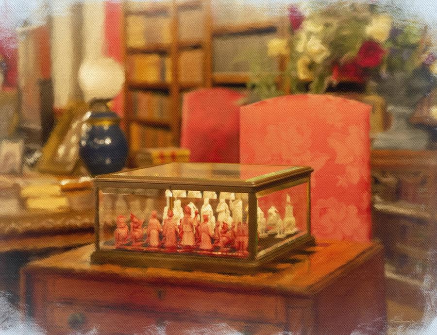 Napoleons Chess Set Photograph by Diane Lindon Coy