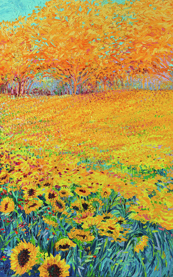 Fall Painting - Naranja by Iris Scott