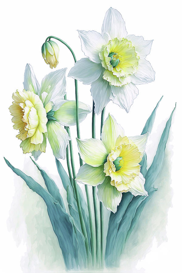 Narcissus Digital Art by Svilenka Dankova - Fine Art America