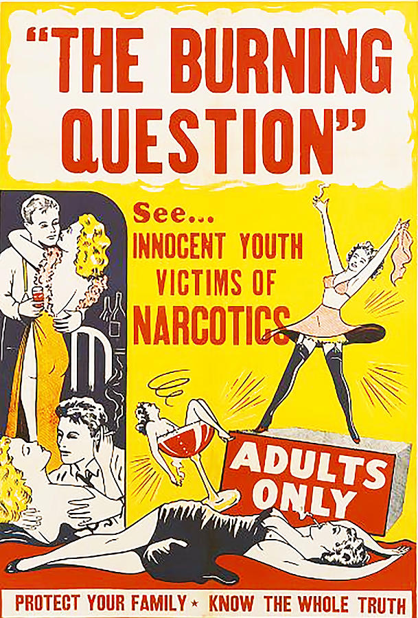 Narcotics Bad Vintage Drug War Ad Poster Painting by Davis Candice | Pixels