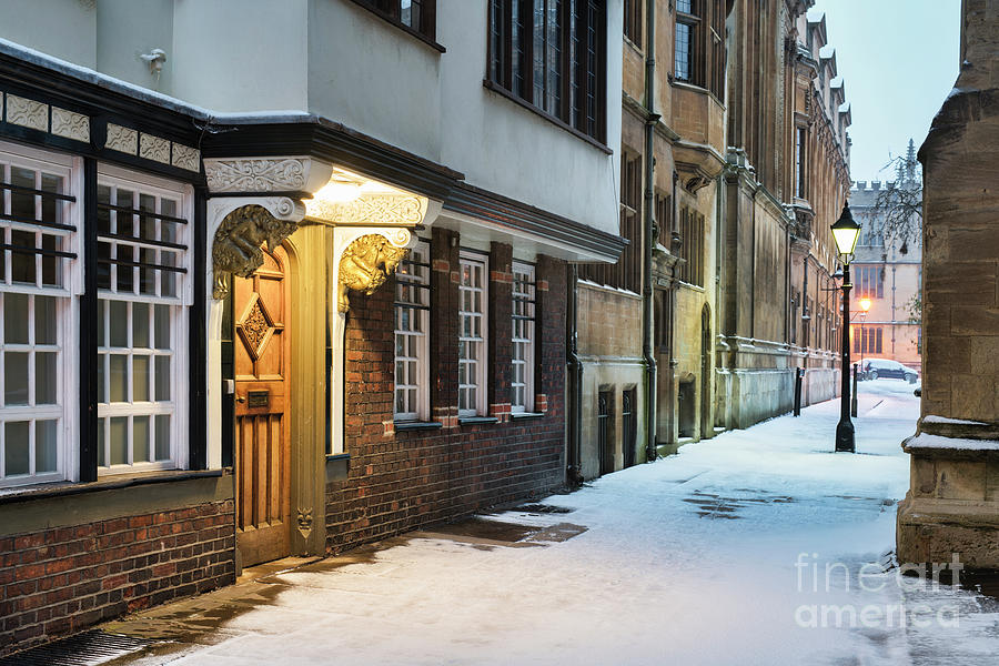 Winter Photograph - Narnia Inspiration Oxford by Tim Gainey