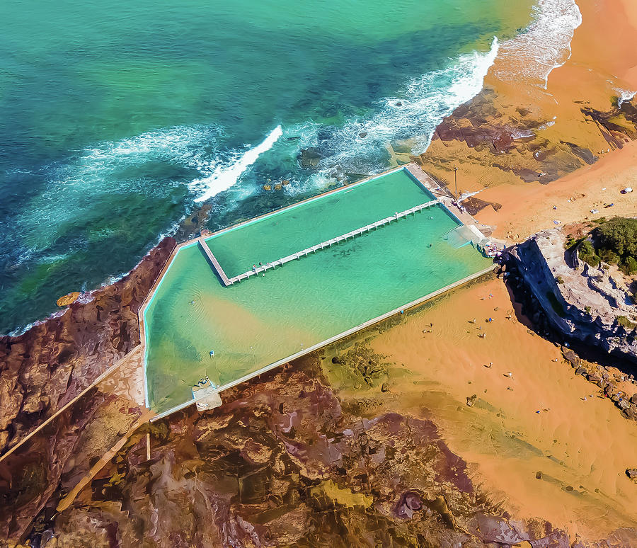 Narrabeen Rock Pool No 1 Photograph by Andre Petrov